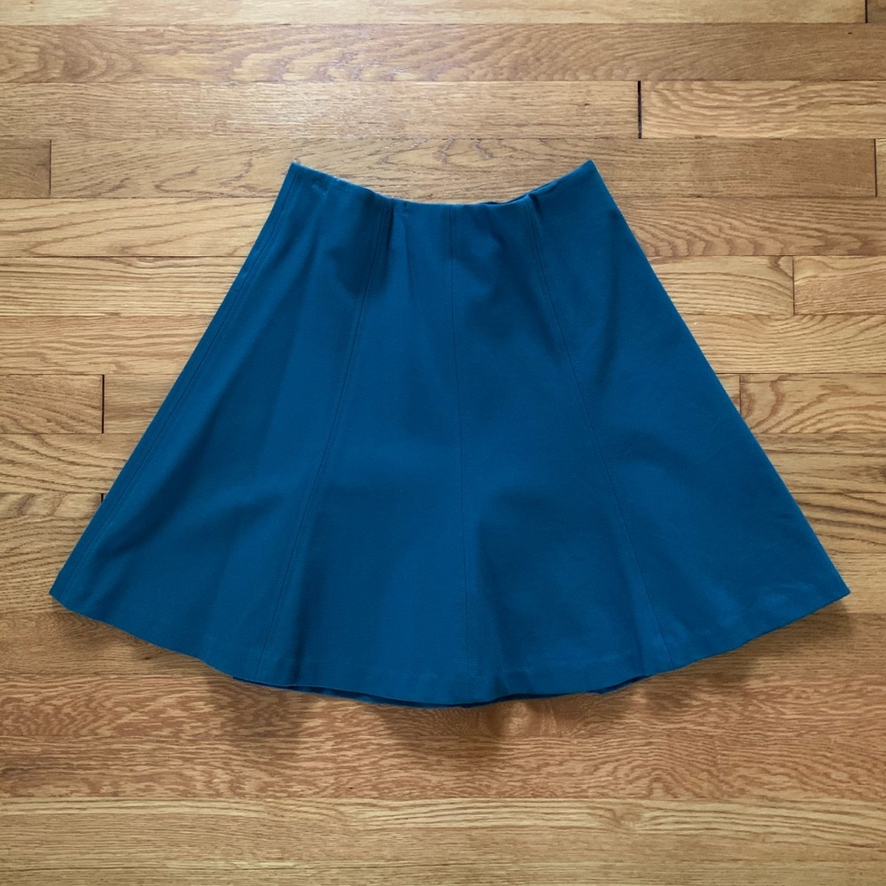 Loft Turquoise Circle Skirt